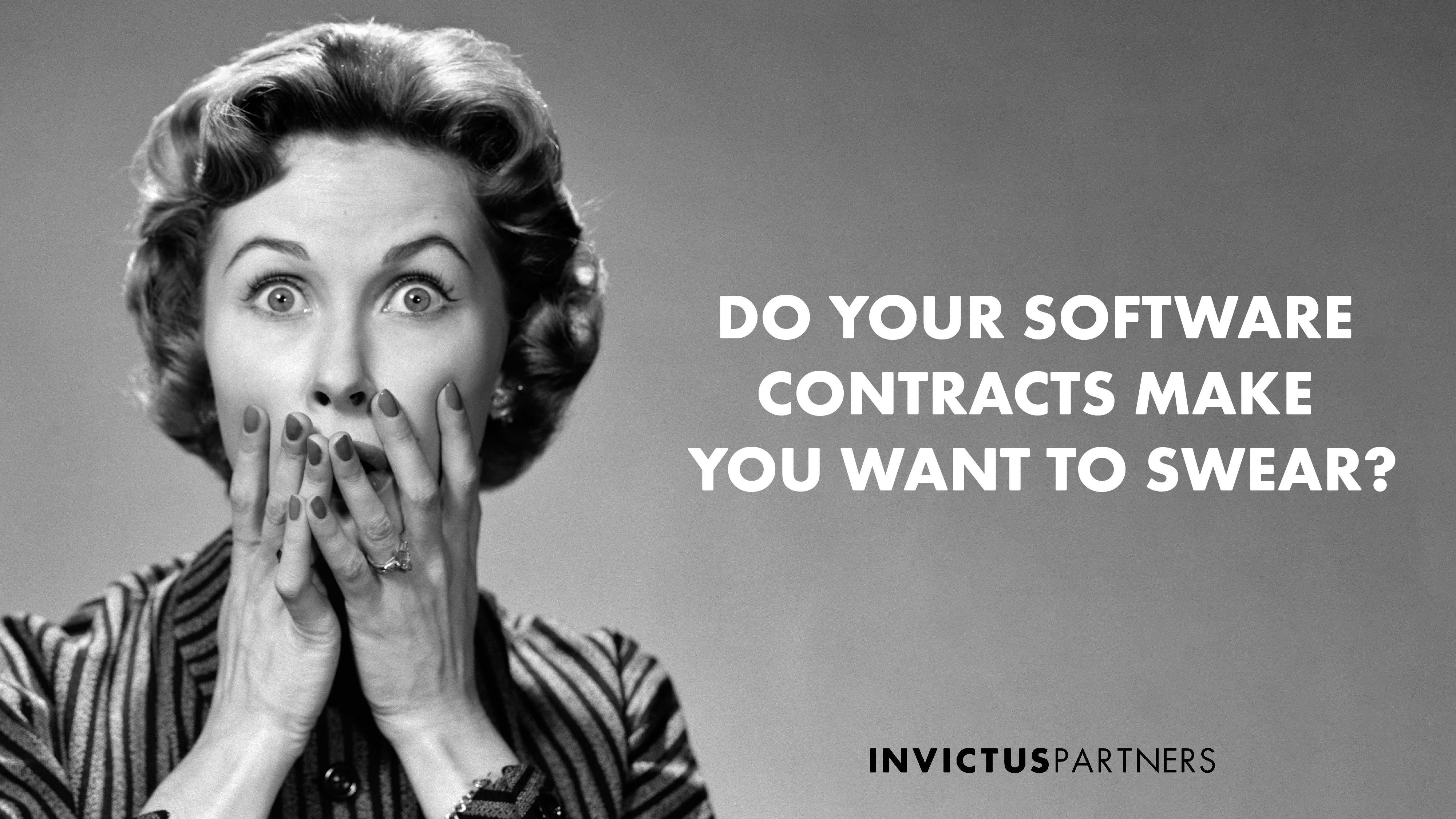 Do your software contracts make you want to swear?